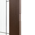 Terran Classic | Mahogany 3/4-Lite Smooth Fiberglass Entry Door with Frosted Glass