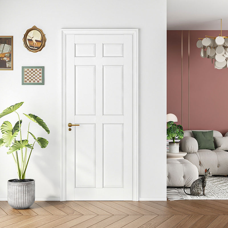 Visco Architectural | 6-Panel Solid Core Interior Slab Door (Primed)