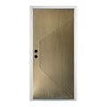 Terran Contemporary | Sunburst Brush Finished Fiberglass Entry Door