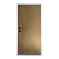 Terran Contemporary | Sunburst Brush Finished Fiberglass Entry Door