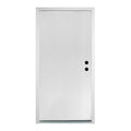 Terran Contemporary | Nickel Brush Finished Fiberglass Entry Door