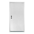 Terran Contemporary | Nickel Brush Finished Fiberglass Entry Door